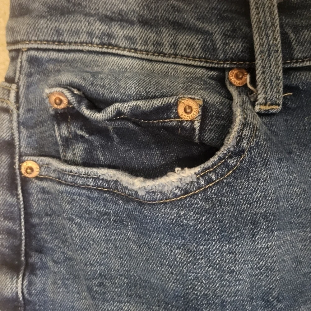 Pistola Anthropologie Dana High Rise Classic Flare Hyde Denim Jeans Sz 29 (8)